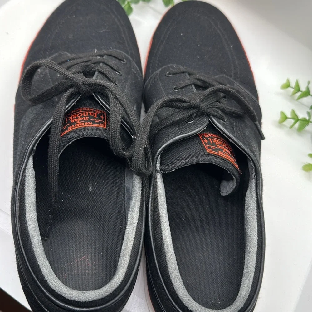 Nike Stefan Janoski Black Canvas shoes -Size 14